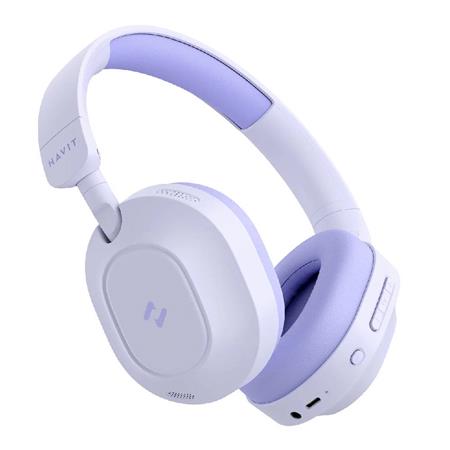 Auriculares inalámbricos Havit H668BT ANC Bluetooth Gamer Purple